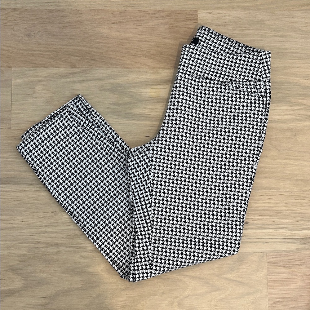 Premise Houndstooth Stretch Pants, S, so easy to wear!